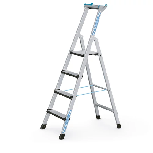 ZARGES Comfortstep S csavarozott lépcsős állólétra 1x4 fokos (Munkamagasság: 3m)
