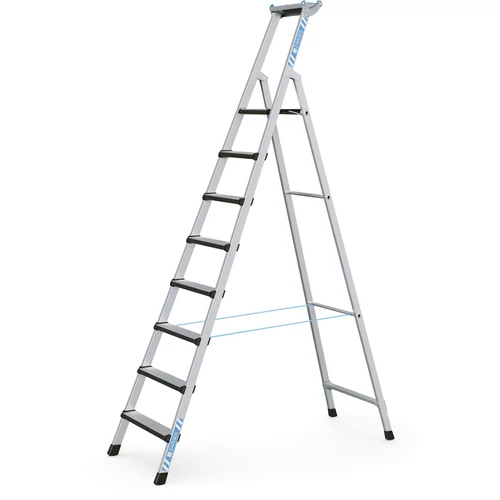 ZARGES Comfortstep S csavarozott lépcsős állólétra 1x8 fokos (Munkamagasság: 4m)