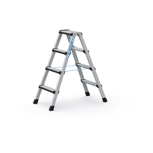 ZARGES Csavarozott lépcsős állólétra eloxált  2x4 fokos - Comfortstep B