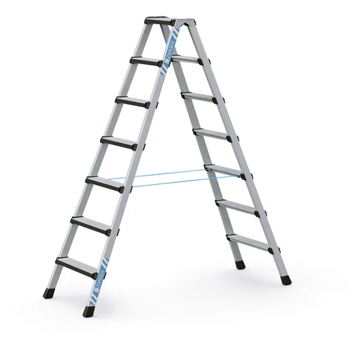 ZARGES Csavarozott lépcsős állólétra eloxált  2x7 fokos - Comfortstep B