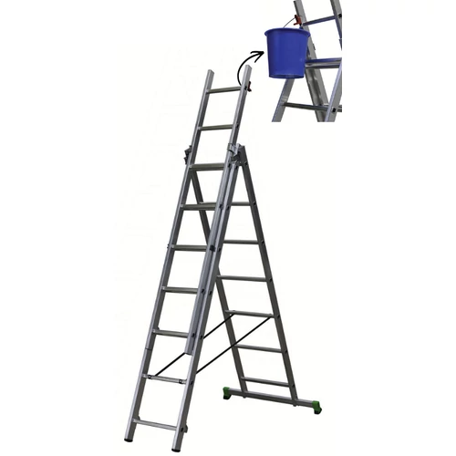 CENTAURE 3X6 FOKOS 3 RÉSZES LÉTRA CLT3 (Munkamagasság: 4,05m)