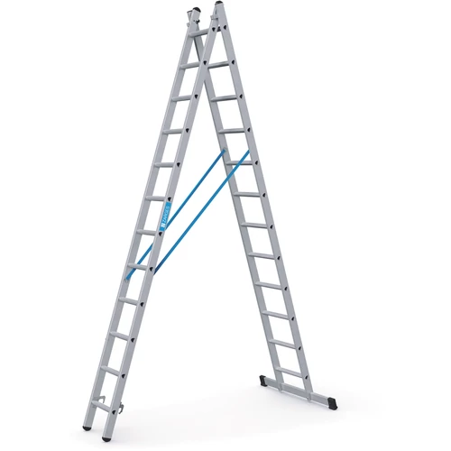 ZARGES Peremezett többcélú létra, kétrészes 2x12 fokos  Combimaster DX (Munkamagasság: 6,8m)