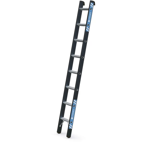 ZARGES Peremezett létrafokos támasztólétra 1x8 fokos Megastep L  (Munkamagasság: 3,15m)