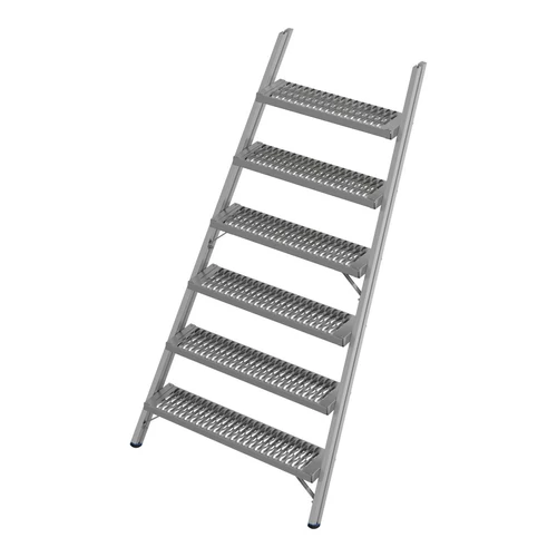 Krause STABILO Lépcsőelem 7 lépcsőfokos dobogóhoz, profilrács