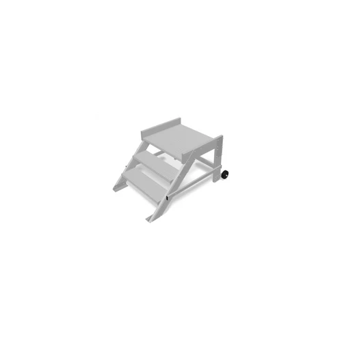 Krause DOBOGÓS LÉPCSŐ, GURÍTHATÓ (KÖNNYŰFÉM) MUNKAMAG. 2,6 M, SZ 1,0 M