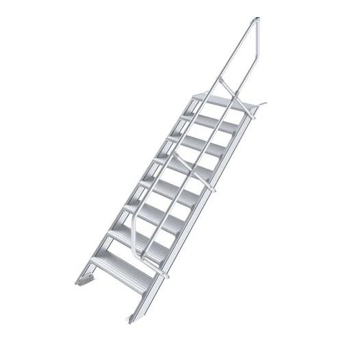 Krause LÉPCSŐ (KÖNNYŰFÉM), 8 FOKOS 0,8 M, 45°