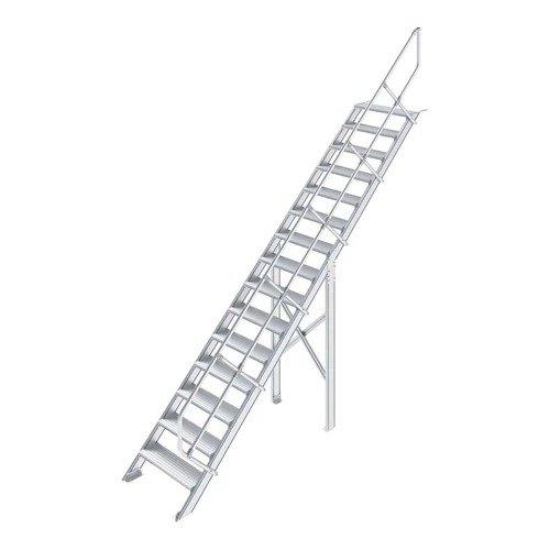 Krause LÉPCSŐ (KÖNNYŰFÉM), 15 FOKOS 1,0 M, 45°