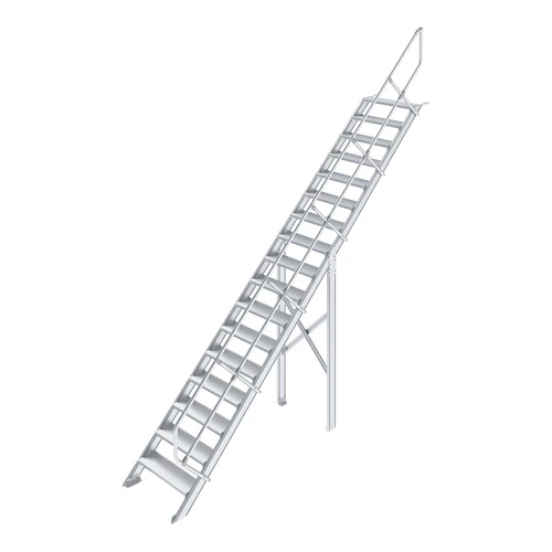 Krause LÉPCSŐ (KÖNNYŰFÉM), 17 FOKOS 1,0 M, 45°