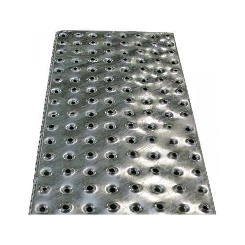 Krause STABILO Acél perforált lemez lépcsőfok kivitel, 600 mm széles