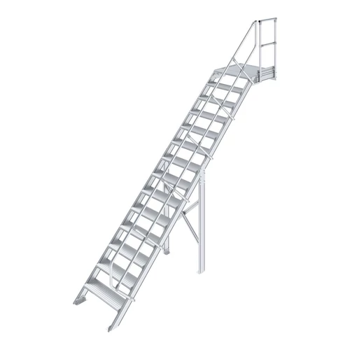 Krause LÉPCSŐ DOBOGÓVAL (KÖNNYŰFÉM) 14 FOKOS 0,6 M, 45°