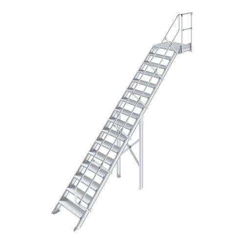 Krause LÉPCSŐ DOBOGÓVAL (KÖNNYŰFÉM) 16 FOKOS 0,6 M, 45°