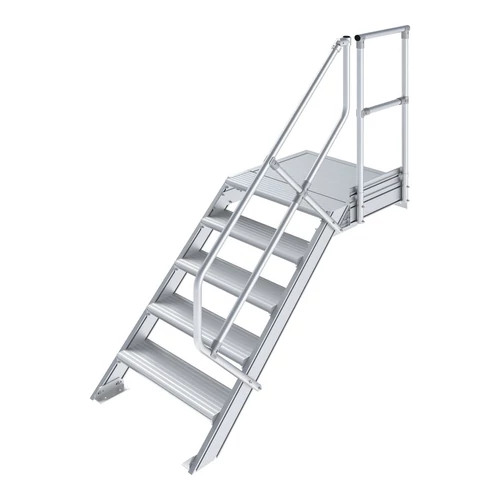 Krause LÉPCSŐ DOBOGÓVAL (KÖNNYŰFÉM) 5 FOKOS 1,0 M, 45°