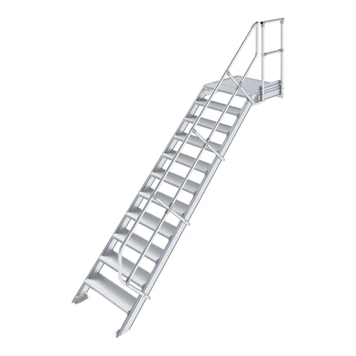 Krause LÉPCSŐ DOBOGÓVAL (KÖNNYŰFÉM) 11 FOKOS 1,0 M, 45°