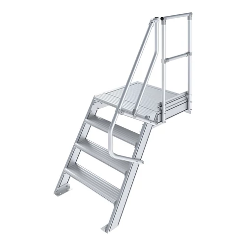 Krause LÉPCSŐ DOBOGÓVAL (KÖNNYŰFÉM) 4 FOKOS 0,6 M, 60°