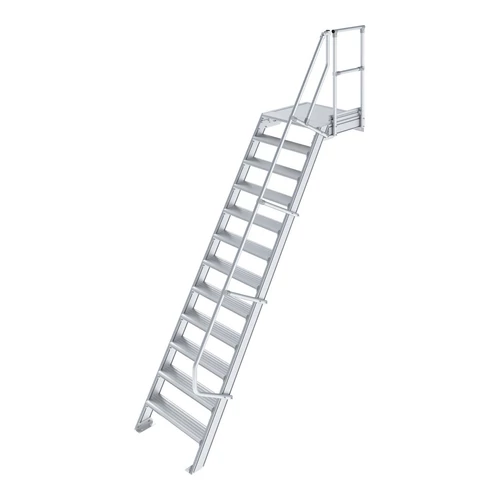 Krause LÉPCSŐ DOBOGÓVAL (KÖNNYŰFÉM) 12 FOKOS 1,0 M, 60°