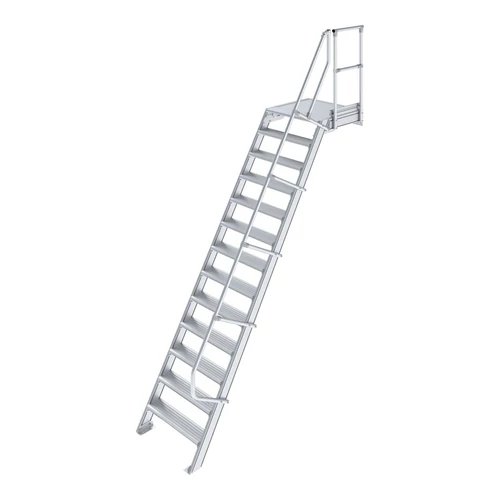 Krause LÉPCSŐ DOBOGÓVAL (KÖNNYŰFÉM) 13 FOKOS 1,0 M, 60°