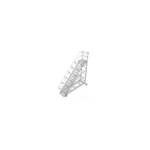 Krause Stabilo Gurítható lépcső dobogóval (könnyűfém) 60° - 600mm 16 fokos