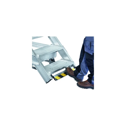 ZARGES Gurulós dobogós lépcső ZARGES ERGO Stop-pal 3250_60°_600