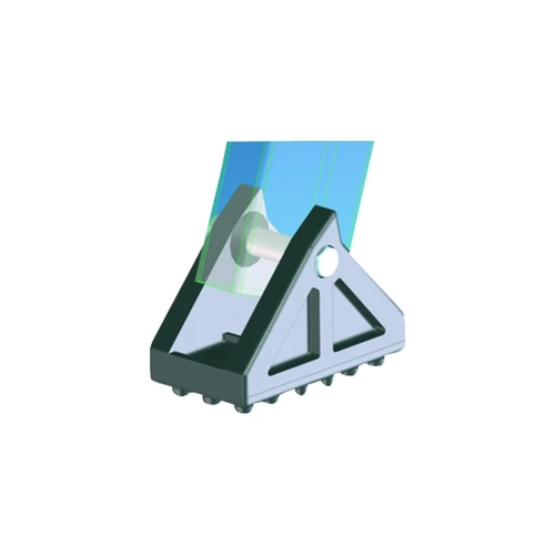 ZARGES Önbeálló létratalp, gumírozott