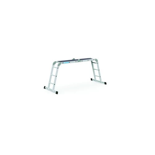 ZARGES Sokcélú létra 3,62m 4x3 Multitec M lehajtható fa dobogóval