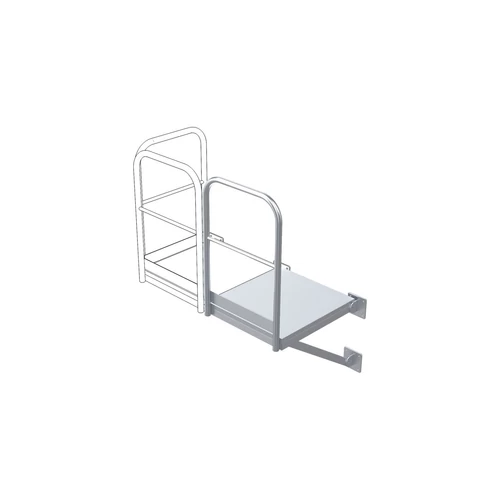 ZARGES Bővítő dobogó 500x1000 horg.acél