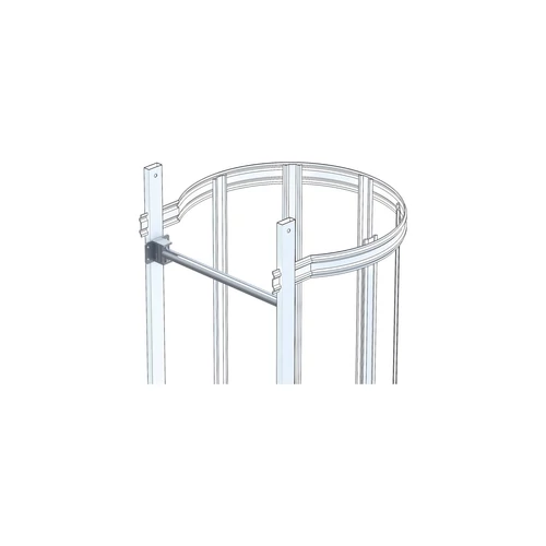 ZARGES Biztonsági sorompó gravitáció elvén működő zárral horganyzott acél