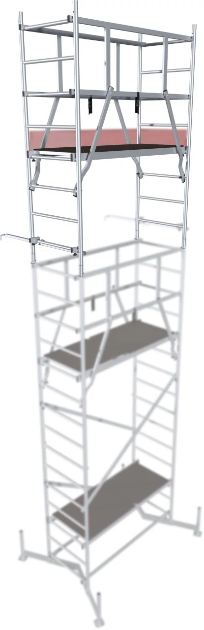Krause Monto Protec ClimTec Munkaállvány II.Magasítás (Munkamagasság: 7m)