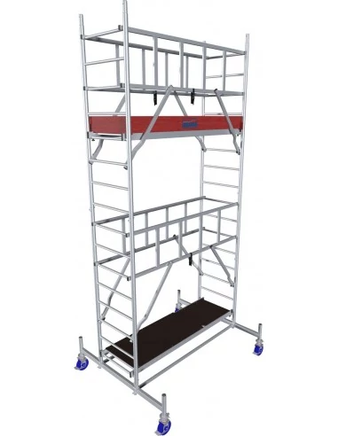 Krause Monto Protec Gurulóállvány 910-es Sorozat 2,00x0,7 Munkamagasság: 5,30 m + AJÁNDÉK