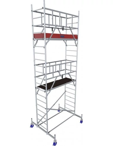 Krause Monto Protec Gurulóállvány 910-es Sorozat 2,00x0,7 Munkamagasság: 6,30 m + AJÁNDÉK