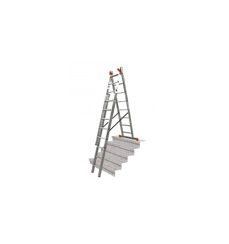 Krause Tribilo Létrafokos Sokcélú Létra 3X12 Fokos Lépcsőfunkcióval