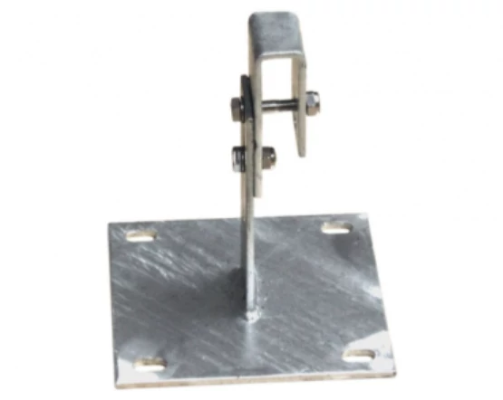 Krause RENDSZERELEM FALI RÖGZÍTŐ 100-150 MM ÁLLÍTHATÓ, ALAPLEMEZ 200x200 MM