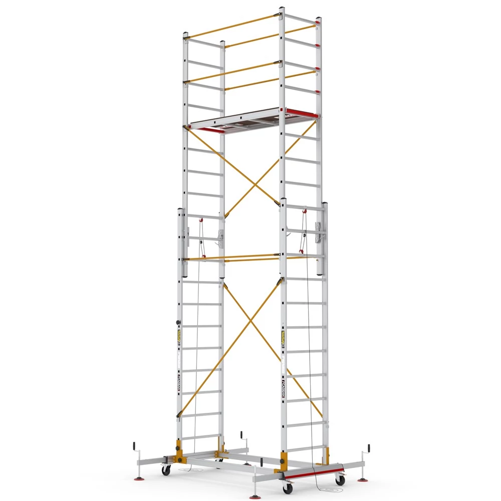 Cagsan Telesafe XL Alap 2x11 fokos kétrészes állvány - (Munkamagasság:6,4m)