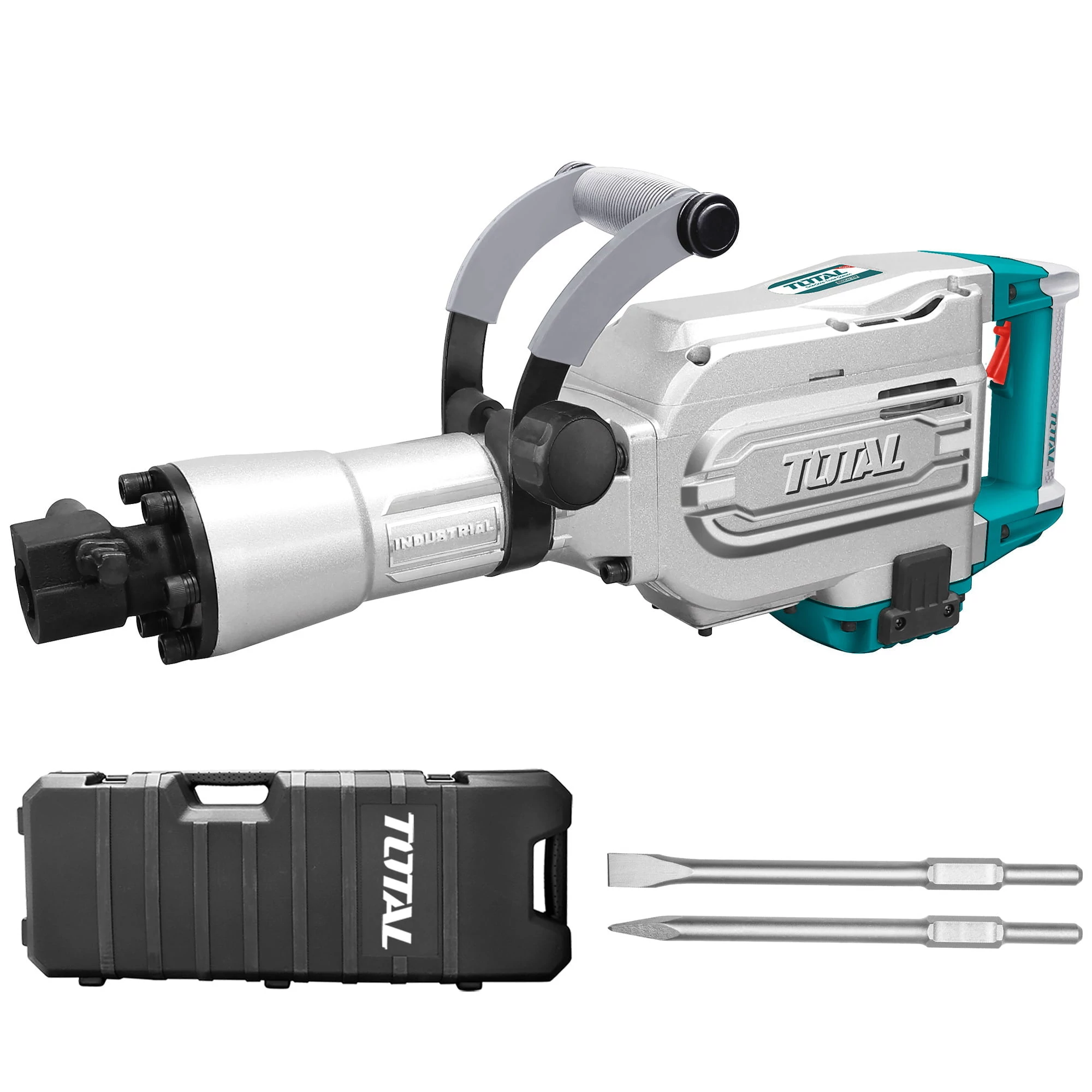 BÉRELHETŐ TOTAL Tools Bontókalapács 1700W, SDS Hex 30mm/1400bpm /45J / INDUSTRIAL